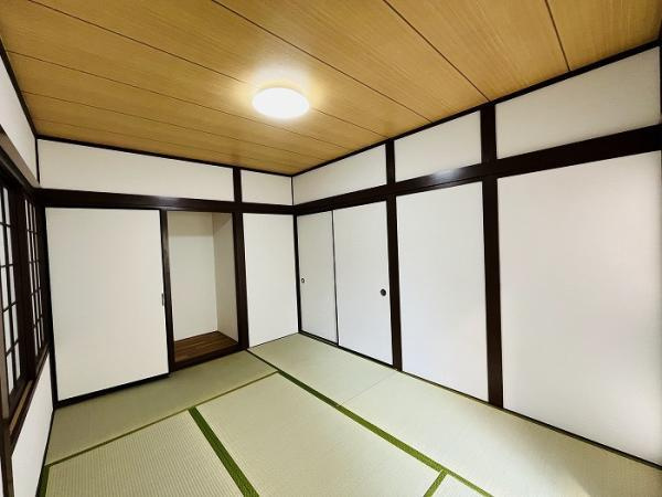 名古屋市守山区高島町の中古一戸建の和室|「1階和室」床の間と棚があり… 