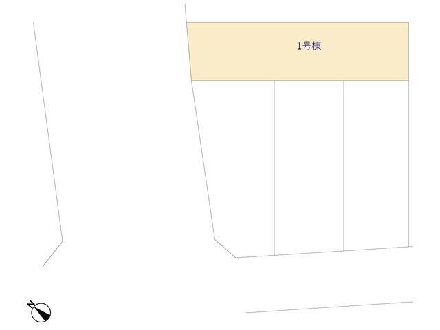 名古屋市守山区大字上志段味字東谷の新築一戸建の区画図| 