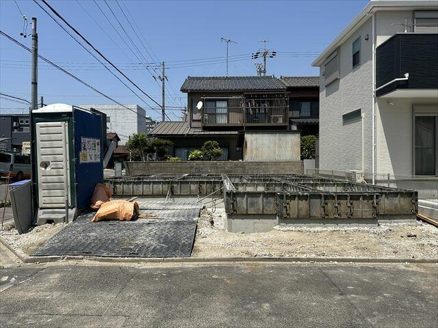 名古屋市港区川間町２丁目の新築一戸建の前面道路含む現地写真| 
