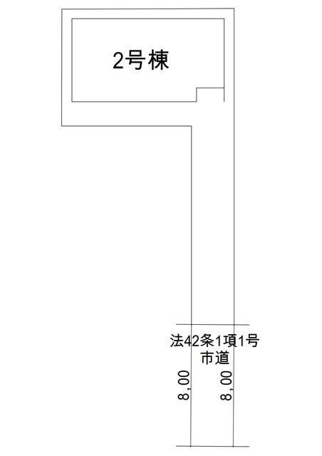名古屋市港区小碓３丁目の新築一戸建の区画図| 