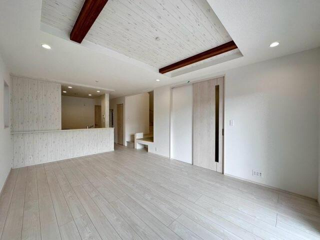 名古屋市港区惟信町４丁目の新築一戸建の居間・リビング|リビング 2号棟 