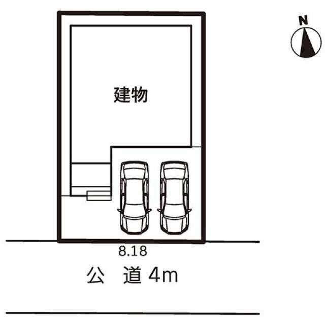 名古屋市中川区戸田ゆたか１丁目の新築一戸建の区画図| 