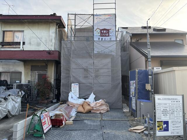 名古屋市中村区岩上町の新築一戸建の前面道路含む現地写真|現地外観写真 