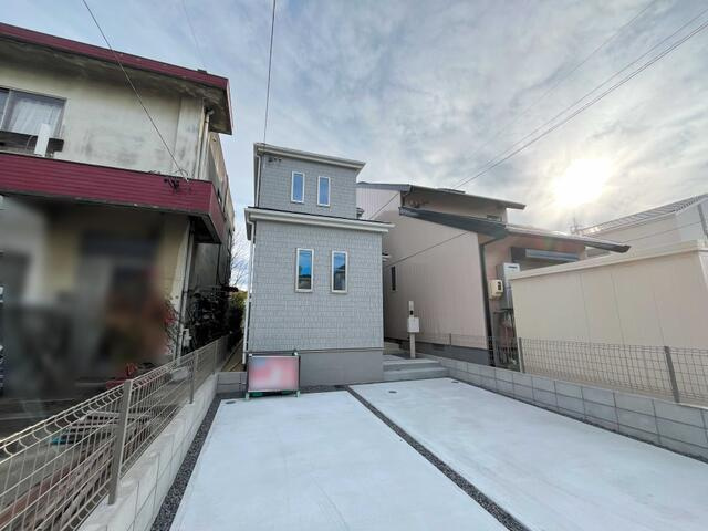 名古屋市中村区岩上町の新築一戸建の前面道路含む現地写真|現地外観写真 