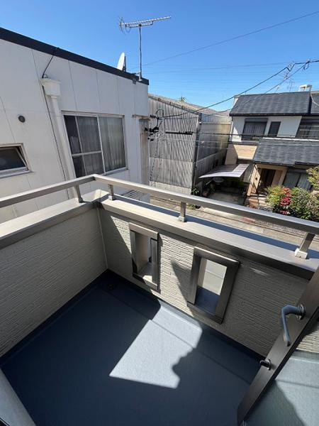 名古屋市中村区横井１丁目の中古一戸建のバルコニー|ベランダ２ 