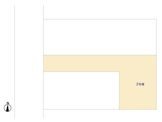 名古屋市北区中切町２丁目の新築一戸建の区画図| 