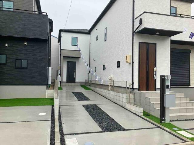 名古屋市北区中切町２丁目の新築一戸建のその他|中央奥：2号棟　右手前：3号棟 