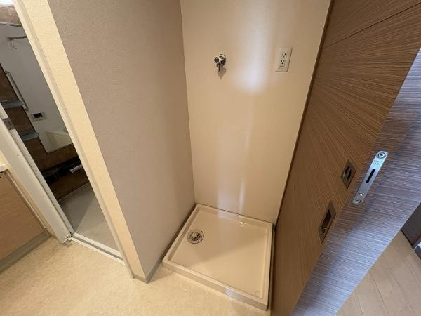名古屋市天白区平針南４丁目の中古マンションのランドリースペース|「脱衣所」室内に洗濯機設置可… 