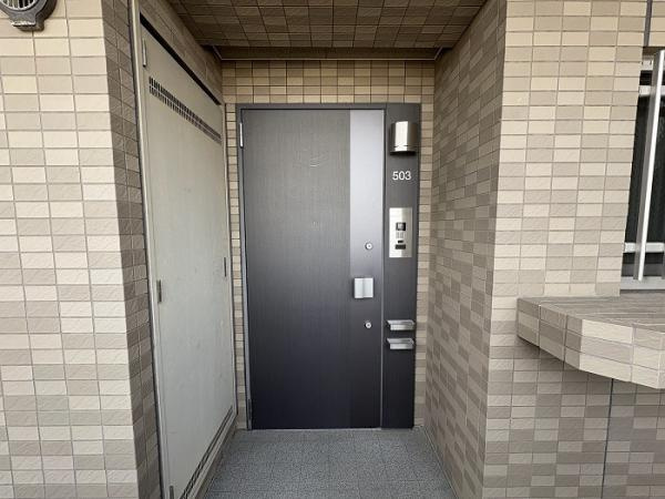 名古屋市天白区平針南４丁目の中古マンションの玄関|「玄関」端に位置するため家の… 