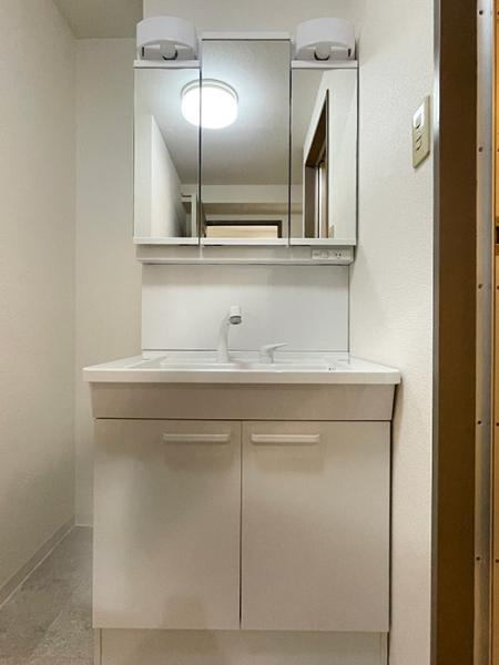 名古屋市北区平安２丁目の中古マンションの独立洗面台|「洗面台」新品に交換されてい… 