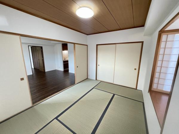 名古屋市千種区光が丘１丁目の中古マンションの和室|「和室」約6帖ございます。 