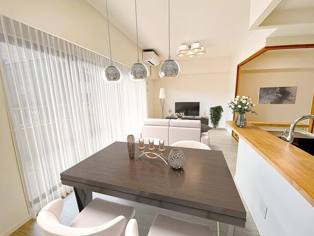 名古屋市中川区松年町２丁目の中古マンションのキッチン|※家具及び備品はイメージです 