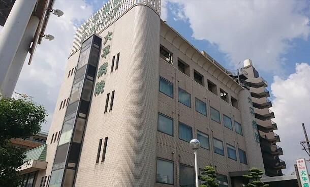 名古屋市中川区高杉町の中古マンションの外観|医療法人孝慈会大平病院まで582m 