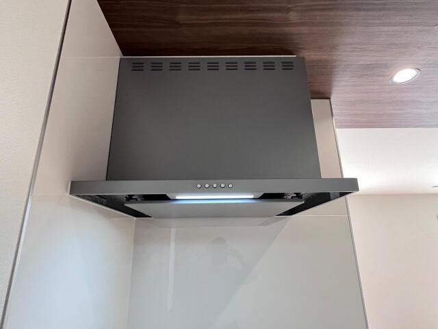名古屋市港区船頭場２丁目の新築一戸建の玄関|薄型レンジフード（3号棟） 