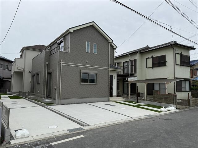 名古屋市守山区大字中志段味字東荒古の新築一戸建の前面道路含む現地写真| 