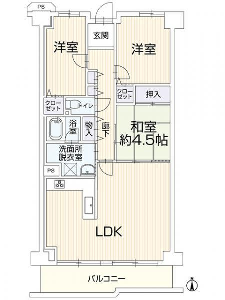 名古屋市千種区若水２丁目の中古マンションの間取り|間取り 