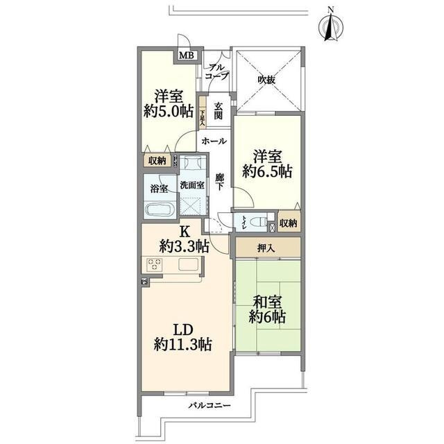 名古屋市千種区池上町２丁目の中古マンションの間取り| 