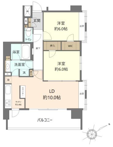 シティハウス平針ステーションコートの間取り