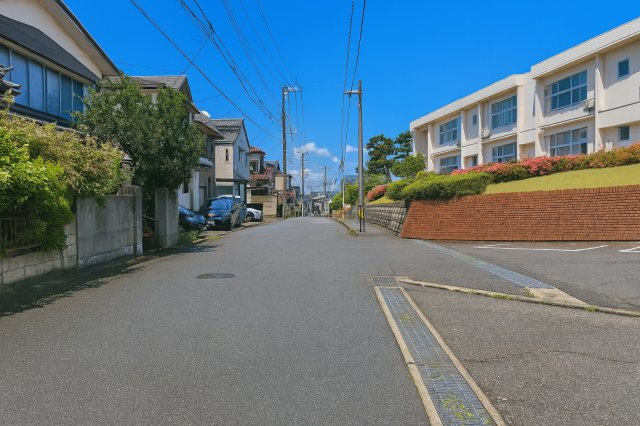 中央区水道町1丁目　土地の前面道路含む現地写真|前面道路は新潟市道です