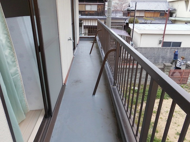 マンション北川のバルコニー