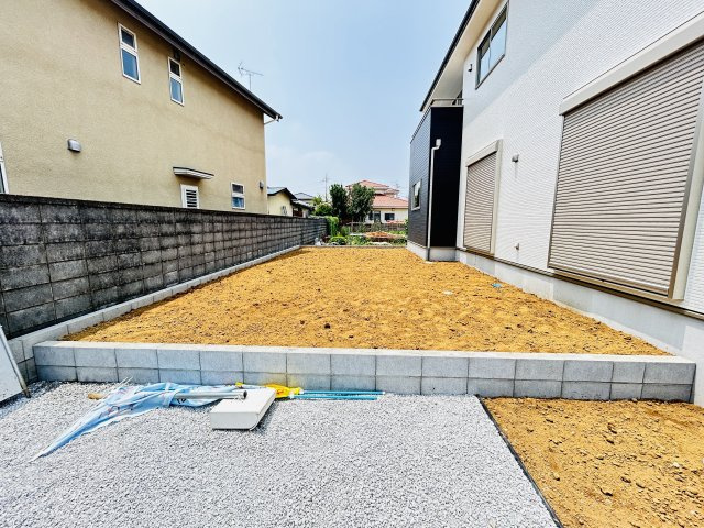 【庭】 | 新築　伊勢崎市長沼町13期　１号棟 | 現地写真　伊勢崎市長沼町13期　１号棟　