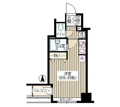 パークブルーム両国の間取り