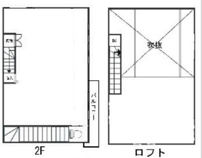 草津市渋川１丁目の店舗一部の間取り