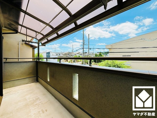 宇治市広野町大開のバルコニー