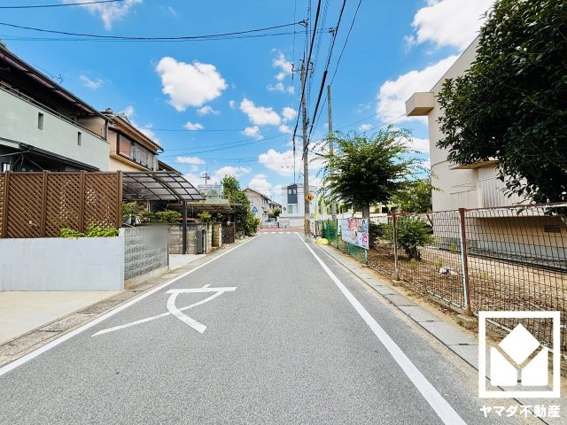 宇治市広野町大開の前面道路含む現地写真