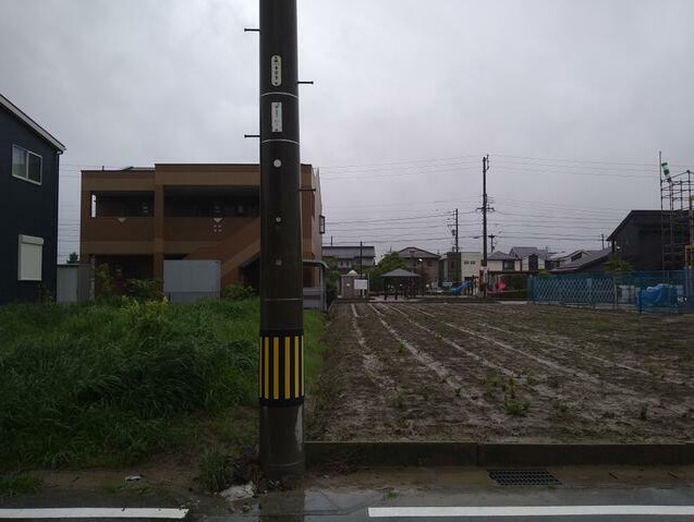 土田３丁目貸地の外観