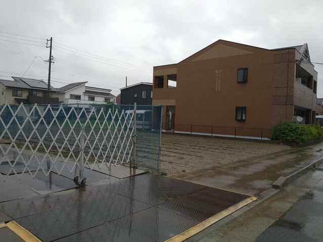 土田３丁目貸地の外観