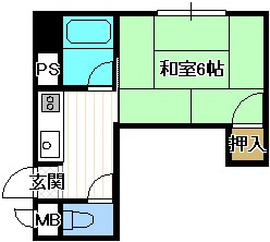 第２大椿ビルの間取り