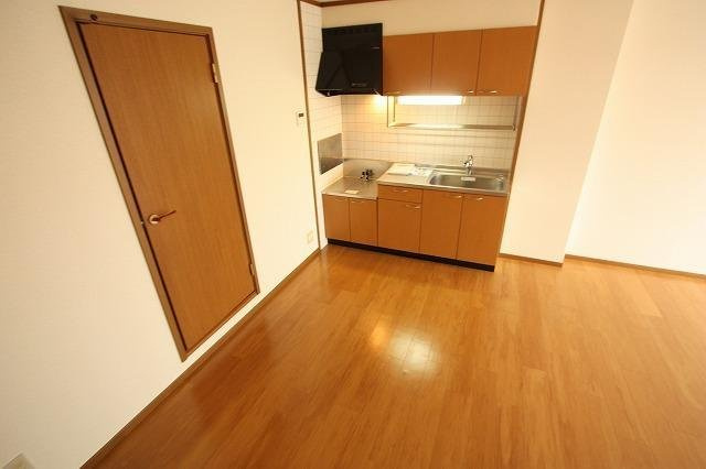 朝倉郡筑前町森山のアパートのキッチン