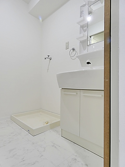 ニューアーバン一社の洗面所|広い洗面スペース