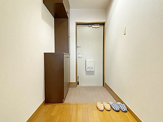 グランハートの玄関|収納もある玄関です
