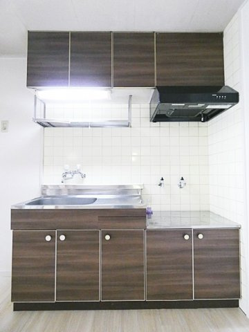 メルローズ２号館のキッチン|使いやすいキッチンです