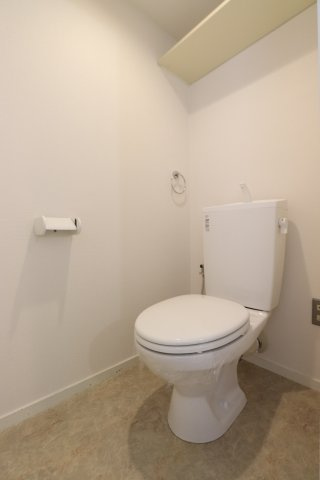 高杉ハイツ丹羽のトイレ|ゆったりとした空間のトイレです