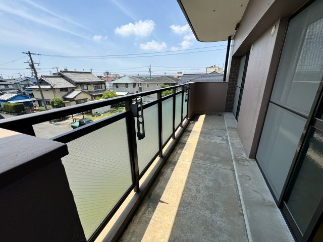 サニーコート坂野のバルコニー|広々としたバルコニーです