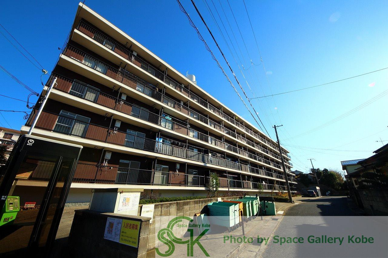 高津橋農住団地B棟の外観パース