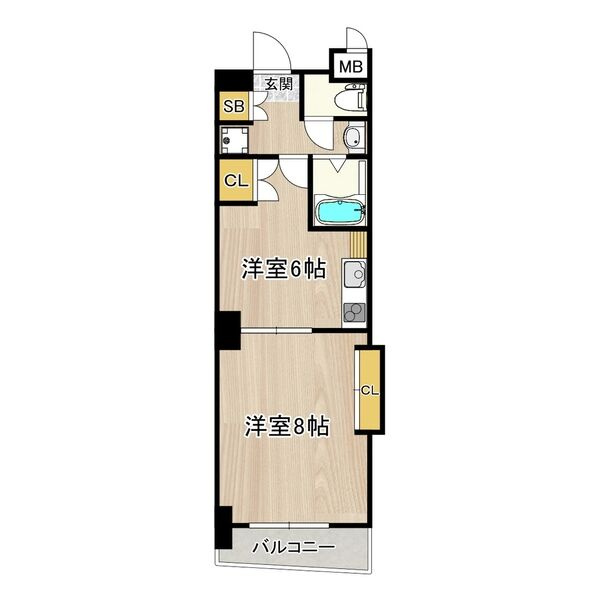 コンソラーレ日本橋の間取り