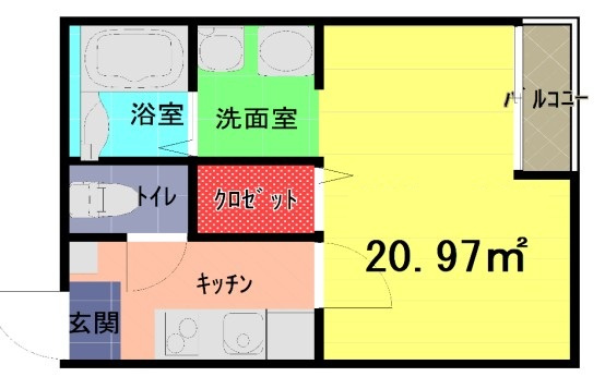 Freesia courtの間取り