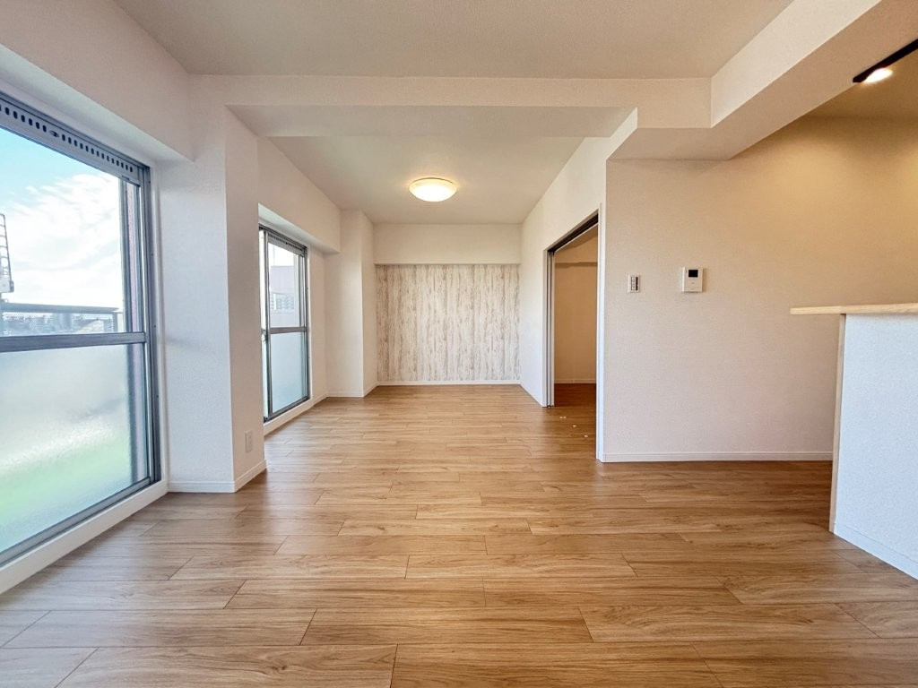 三旺マンション上脇B棟の居間・リビング|ゆったりとしたリビングです