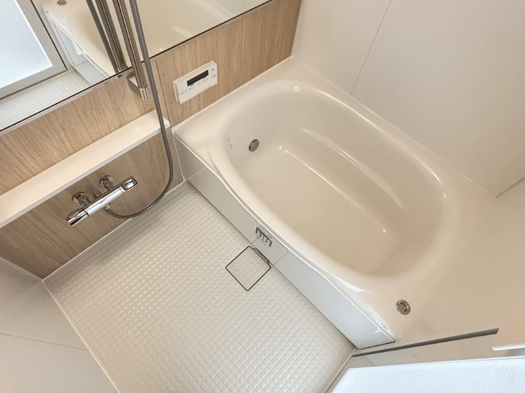 三旺マンション上脇B棟の浴室|お風呂で日々の疲れを落としましょう