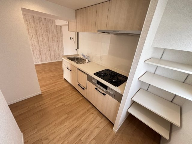  金山レックスマンションのキッチン|使いやすいキッチンです