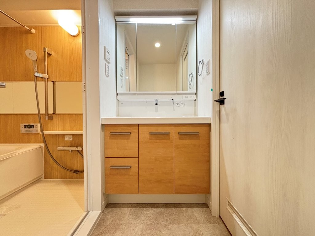  金山レックスマンションの独立洗面台|独立洗面化粧台が付いています