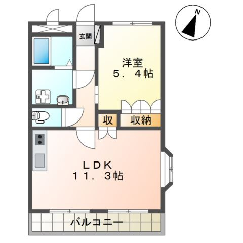ＭＡＰＬＥ　ＴＲＥＥの間取り
