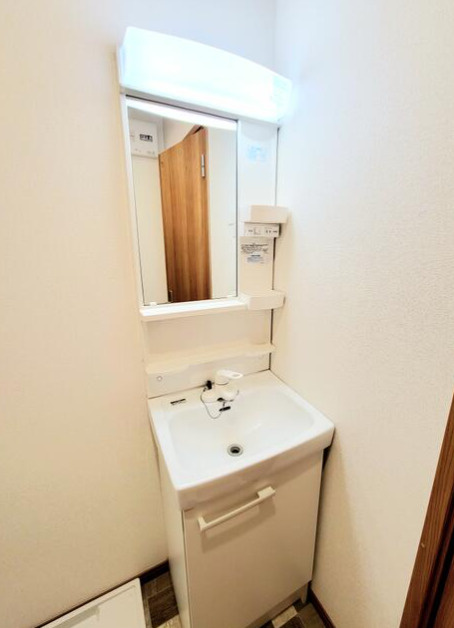 船橋市行田1丁目　一棟売アパートの独立洗面台