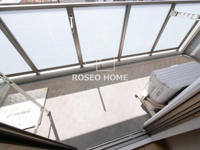 ステラ桜川のバルコニー