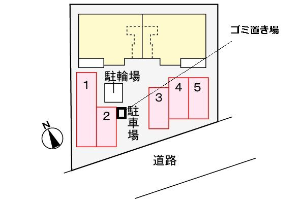 フェリス　　刈谷市近郊の賃貸はクラスホーム刈谷店の駐車場
