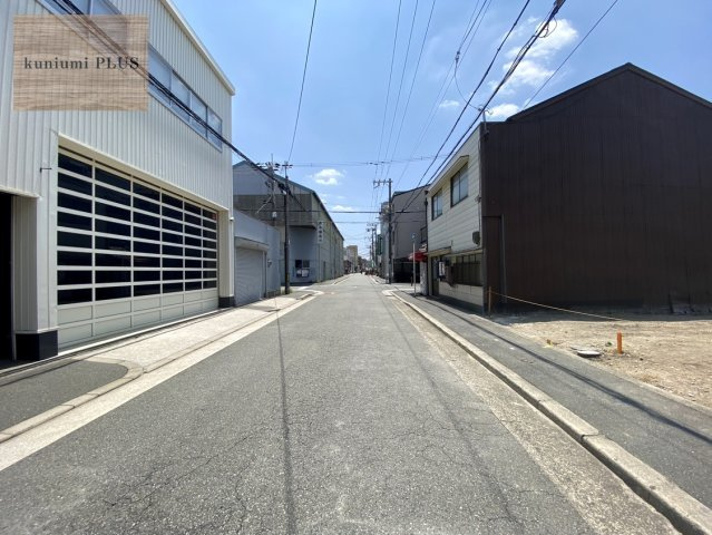 大阪市東成区東今里2丁目の前面道路含む現地写真